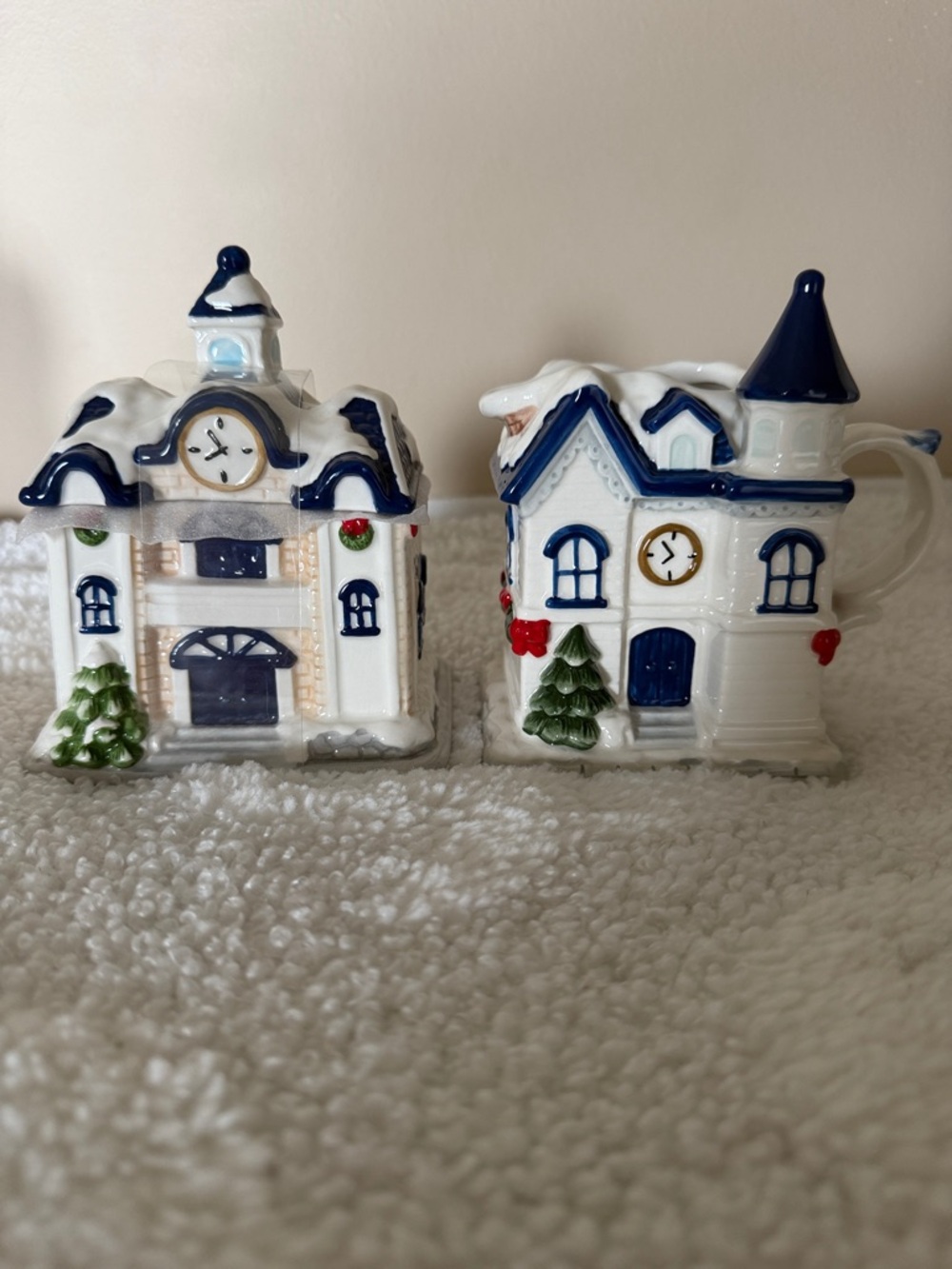RIdgefield Home Holiday Christmas Creamer & Sugar Bowl NEW!